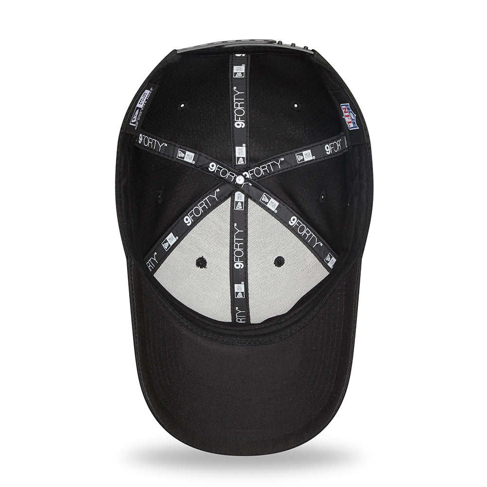 Casquette 9FORTY NFL Mono Team Colour New England Patriots noir NEW ERA