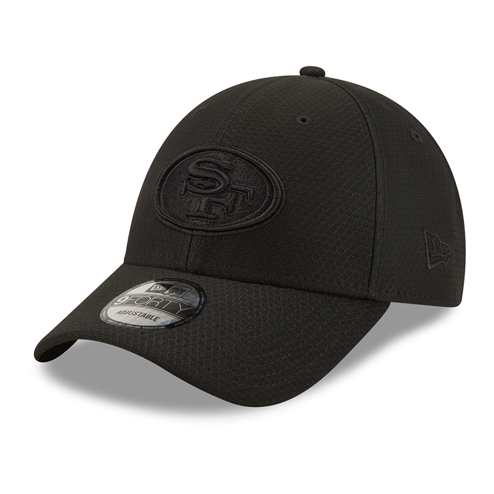 Casquette 9FORTY NFL Mono Team Colour San Francisco 49ers noir NEW ERA