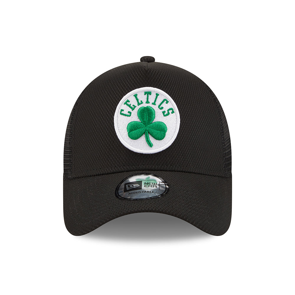 Casquette Trucker A-Frame NBA Black Base Boston Celtics noir NEW ERA