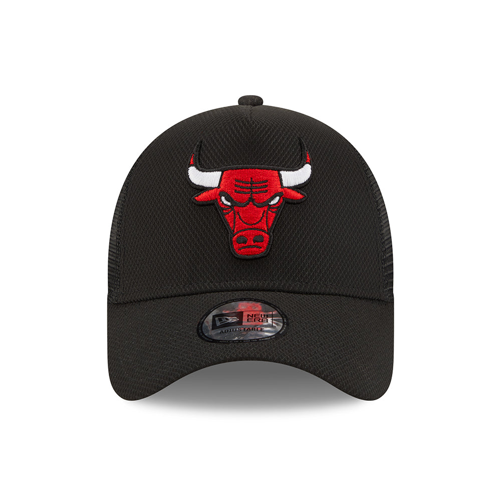 Casquette Trucker A-Frame NBA Black Base Chicago Bulls noir NEW ERA
