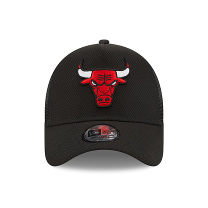 Casquette Trucker A-Frame NBA Black Base Chicago Bulls noir NEW ERA