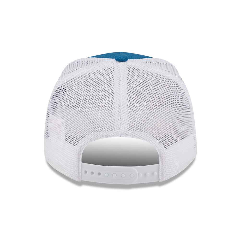 Casquette Trucker A-Frame NE Camp Patch bleu sarcelle NEW ERA