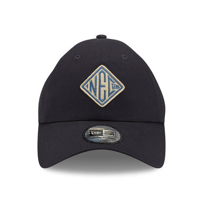 Casquette 9TWENTY NEC Felt Patch Casual Classic en Coton bleu marine NEW ERA