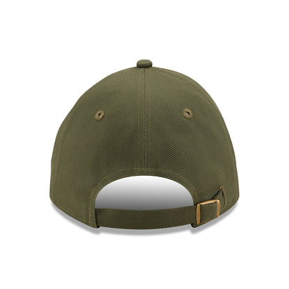 Casquette 9TWENTY NEC Felt Patch Casual Classic en Coton olive NEW ERA