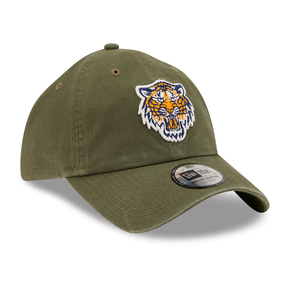 Casquette 9TWENTY MLB League Essential Casual Classic Detroit Tigers olive NEW ERA