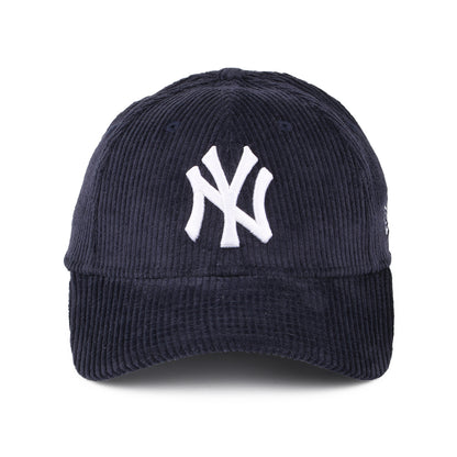 Casquette Femme 9FORTY MLB Fashion Cord New York Yankees bleu marine NEW ERA