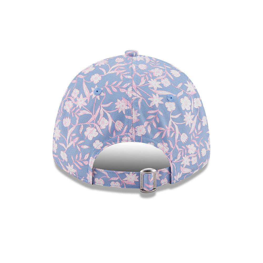 Casquette Femme 9FORTY MLB Floral New York Yankees bleu clair NEW ERA