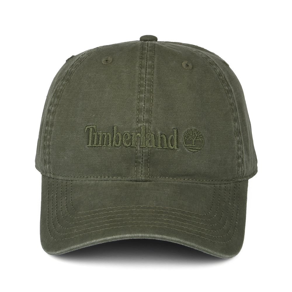 Casquette en Toile de Coton Cooper Hill olive foncé TIMBERLAND