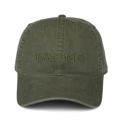 Casquette en Toile de Coton Cooper Hill olive foncé TIMBERLAND