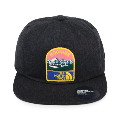 Casquette Snapback Embroidered Earthscape gris chiné foncé THE NORTH FACE