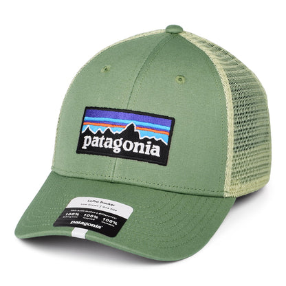 Casquette Trucker en Coton Bio LoPro P-6 Logo vert PATAGONIA