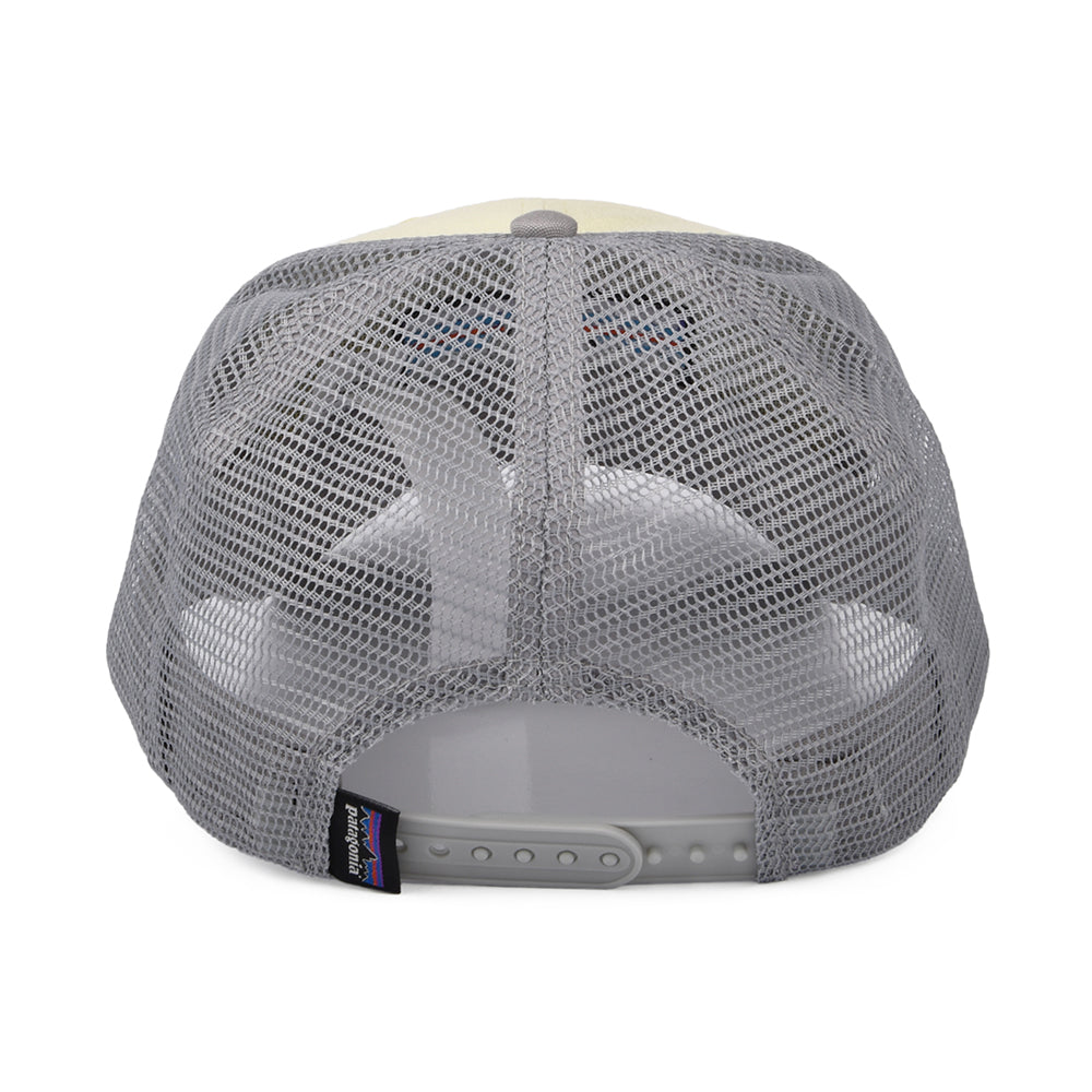 Casquette Trucker en Coton Bio LoPro P-6 Logo jaune clair-bleu clair PATAGONIA