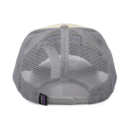Casquette Trucker en Coton Bio LoPro P-6 Logo jaune clair-bleu clair PATAGONIA