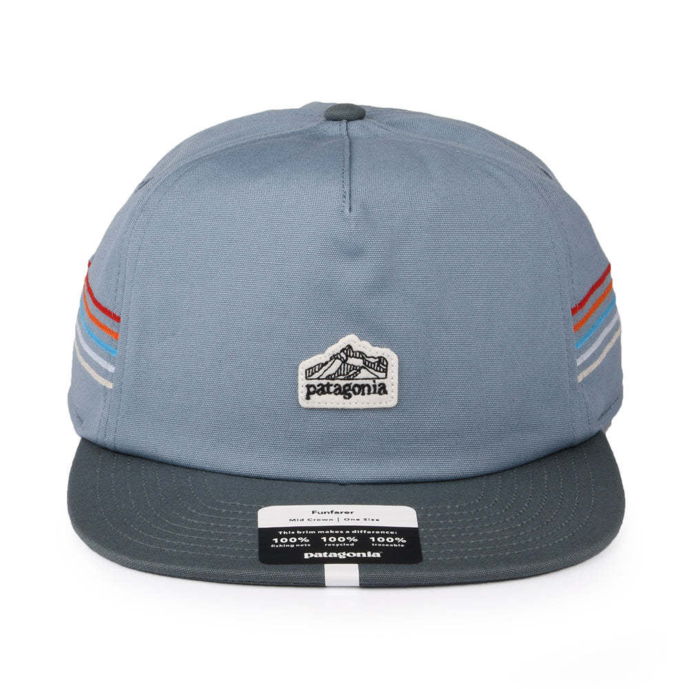 Casquette Snapback Line Logo Ridge Stripe Funfarer bleu fumée PATAGONIA