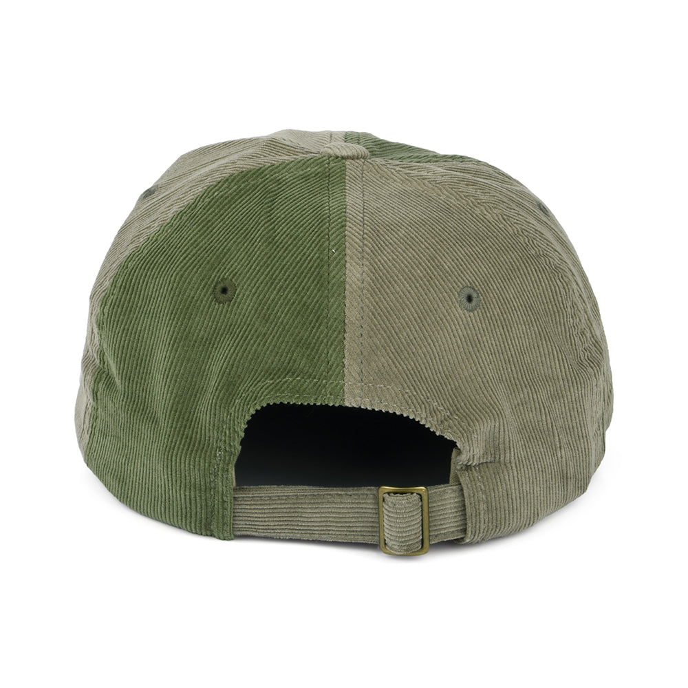 Casquette en Velours Côtelé Bicolore Alton LP olive BRIXTON