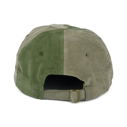 Casquette en Velours Côtelé Bicolore Alton LP olive BRIXTON