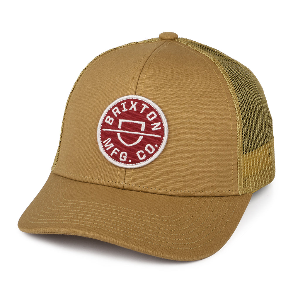 Casquette Trucker Crest NetPlus MP sable du désert BRIXTON