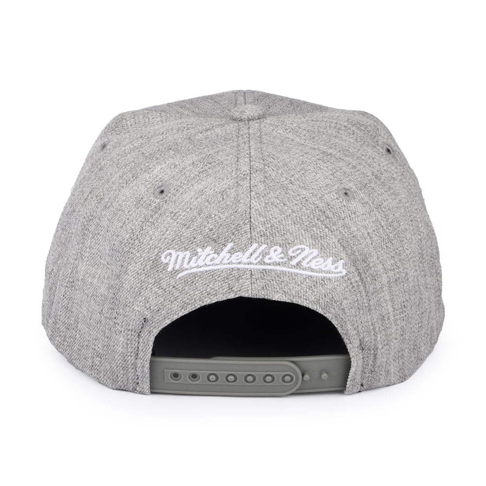 Casquette Snapback Hi Density gris chiné MITCHELL & NESS