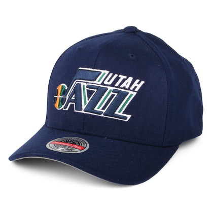 Casquette Snapback NBA Team Ground Stretch Utah Jazz bleu marine MITCHELL & NESS