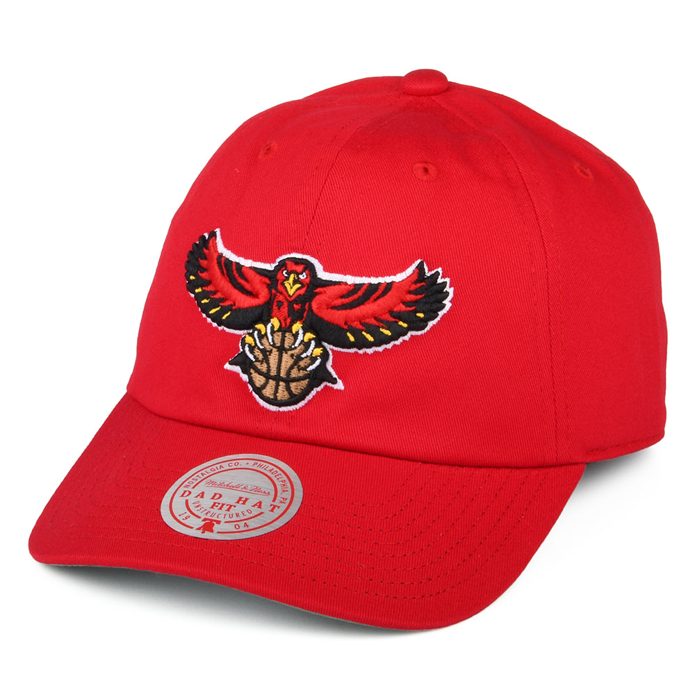 Casquette Strapback NBA Team Ground HWC Atlanta Hawks rouge MITCHELL & NESS