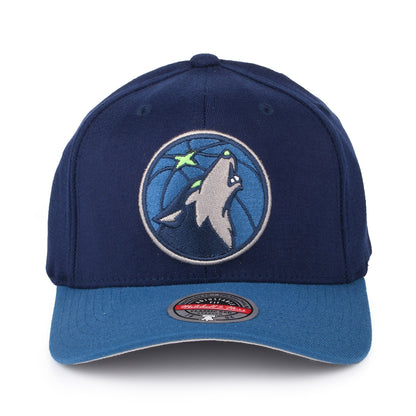 Casquette NBA Wool 2 Tone Minnesota Timberwolves bleu marine-bleu MITCHELL & NESS