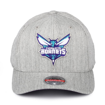 Casquette Snapback NBA Team Heather Charlotte Hornets gris chiné MITCHELL & NESS