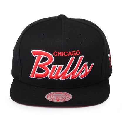 Casquette Snapback NBA Foundation Script Chicago Bulls noir MITCHELL & NESS