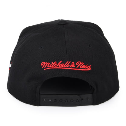 Casquette Snapback NBA Foundation Script Chicago Bulls noir MITCHELL & NESS