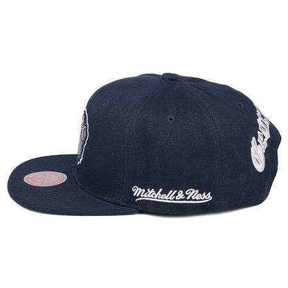 Casquette Snapback English Dropback Georgetown Hoyas bleu marine MITCHELL & NESS