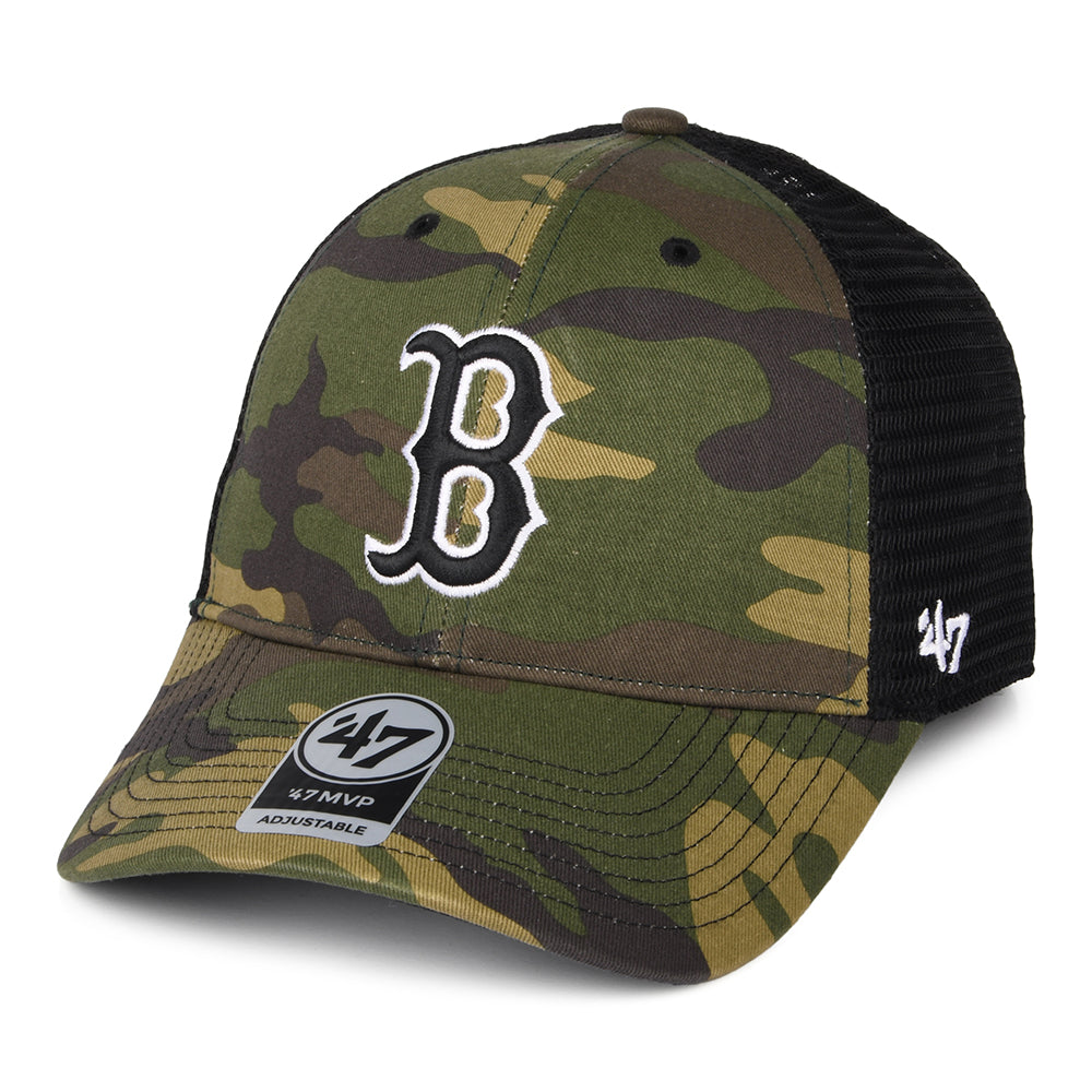 Casquette Trucker MLB Camo Branson MVP Boston Red Sox camouflage 47 BRAND