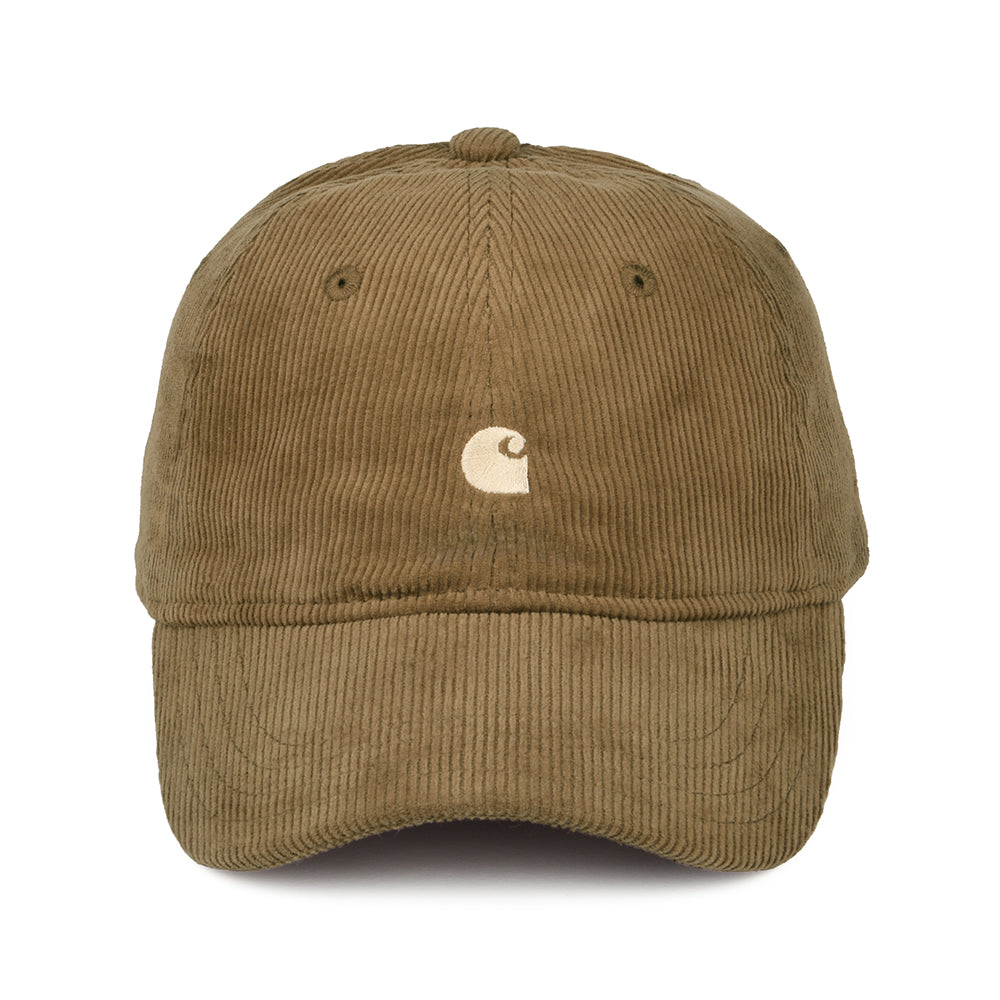 Casquette en Velours Côtelé Harlem marron-marron clair CARHARTT WIP