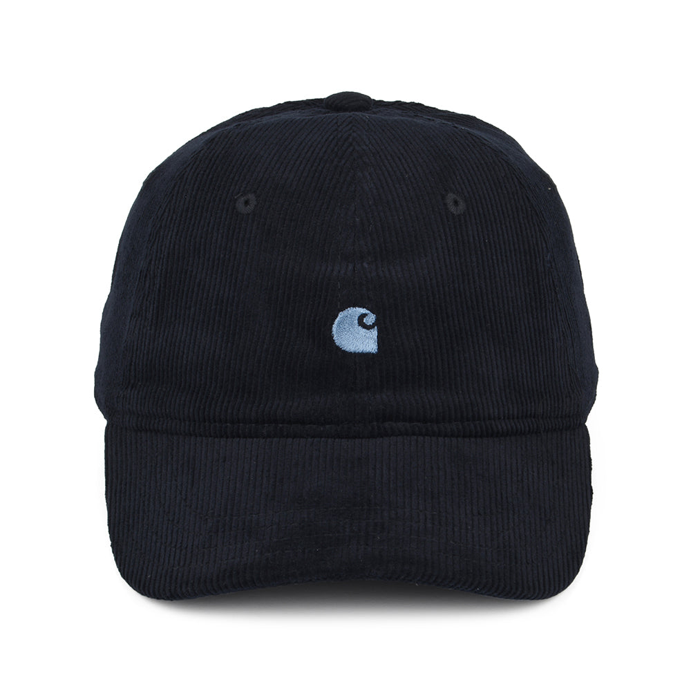 Casquette en Velours Côtelé Harlem bleu marine foncé-bleu CARHARTT WIP