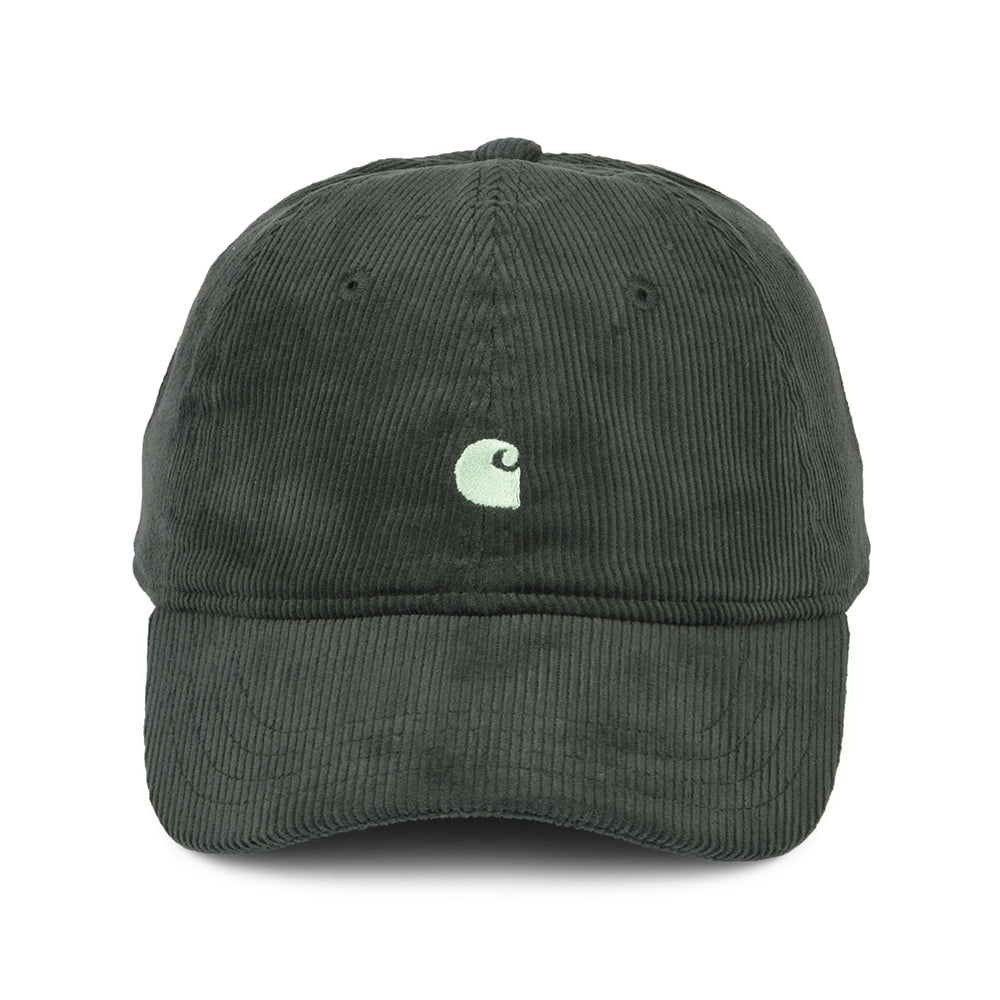 Casquette en Velours Côtelé Harlem forêt-vert clair CARHARTT WIP