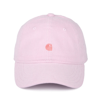 Casquette en Velours Côtelé Harlem rose clair CARHARTT WIP