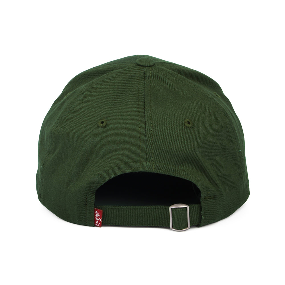 Casquette Flexfit Mid Batwing vert militaire LEVI'S
