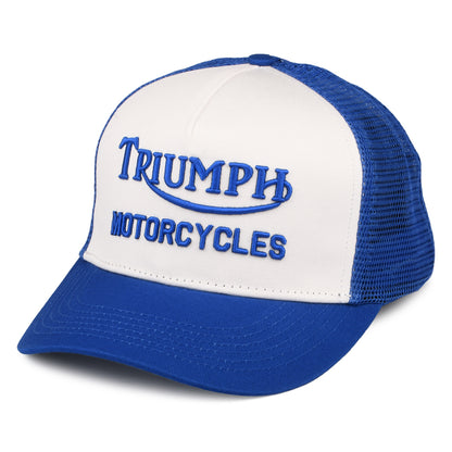 Casquette Trucker Oil bleu-blanc TRIUMPH MOTORCYCLES