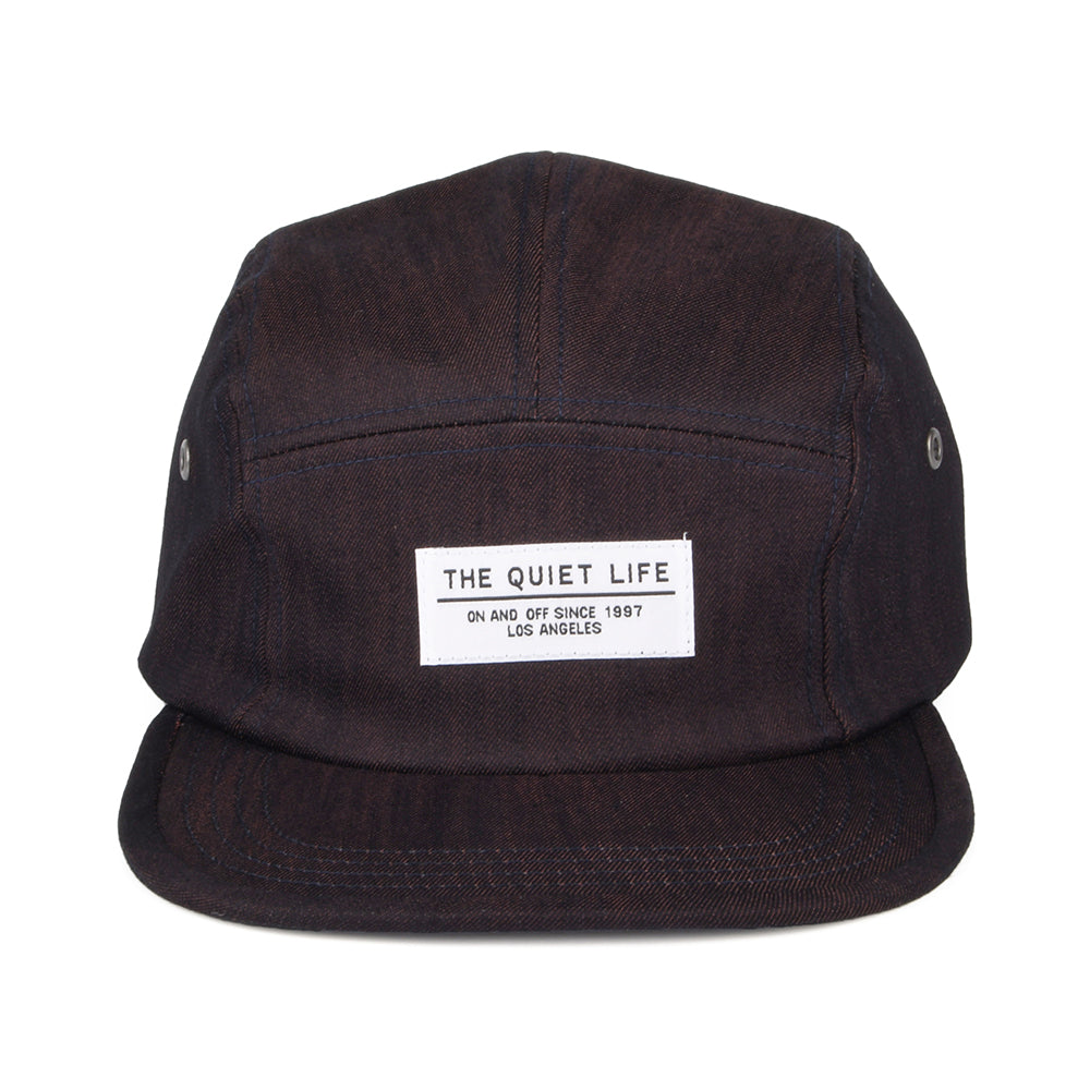 Casquette 5 Panel en Jean Overdyed denim THE QUIET LIFE