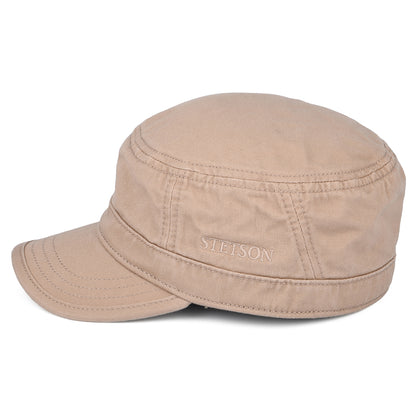 Casquette Militaire en Coton beige STETSON