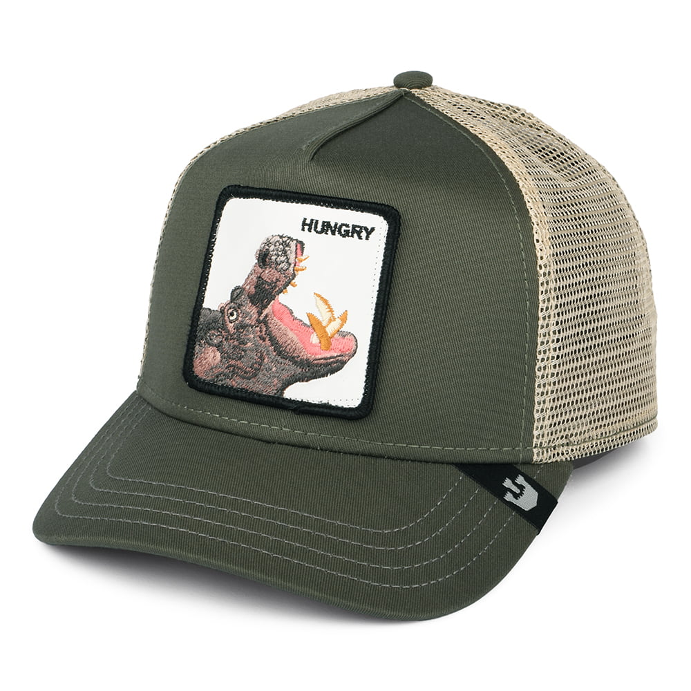 Casquette Trucker Hippo Hooray olive GOORIN