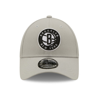 Casquette 9FORTY NBA Monochrome Brooklyn Nets gris NEW ERA