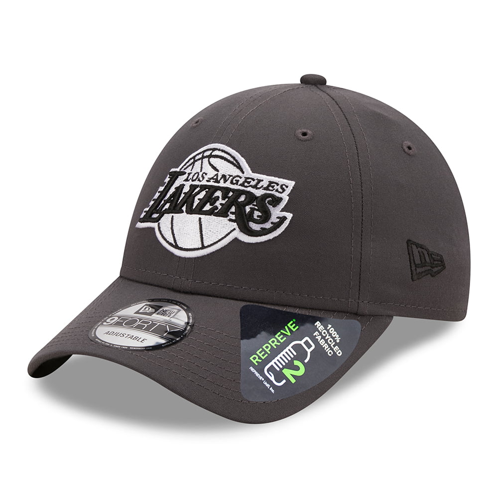 Casquette 9FORTY NBA Monochrome L.A. Lakers graphite NEW ERA