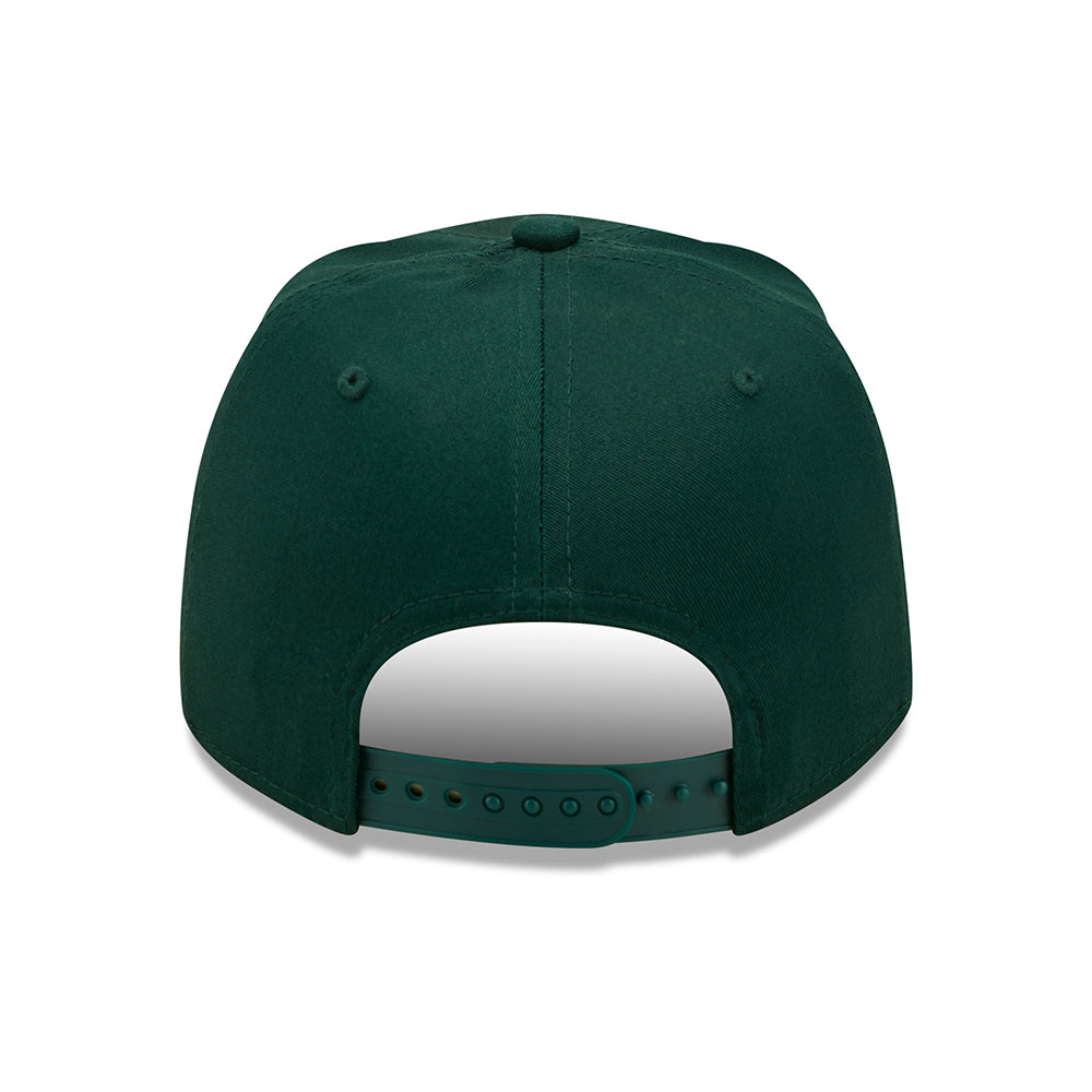 Casquette Snapback 9FIFTY MLB Team Stretch Oakland Athletics vert foncé NEW ERA