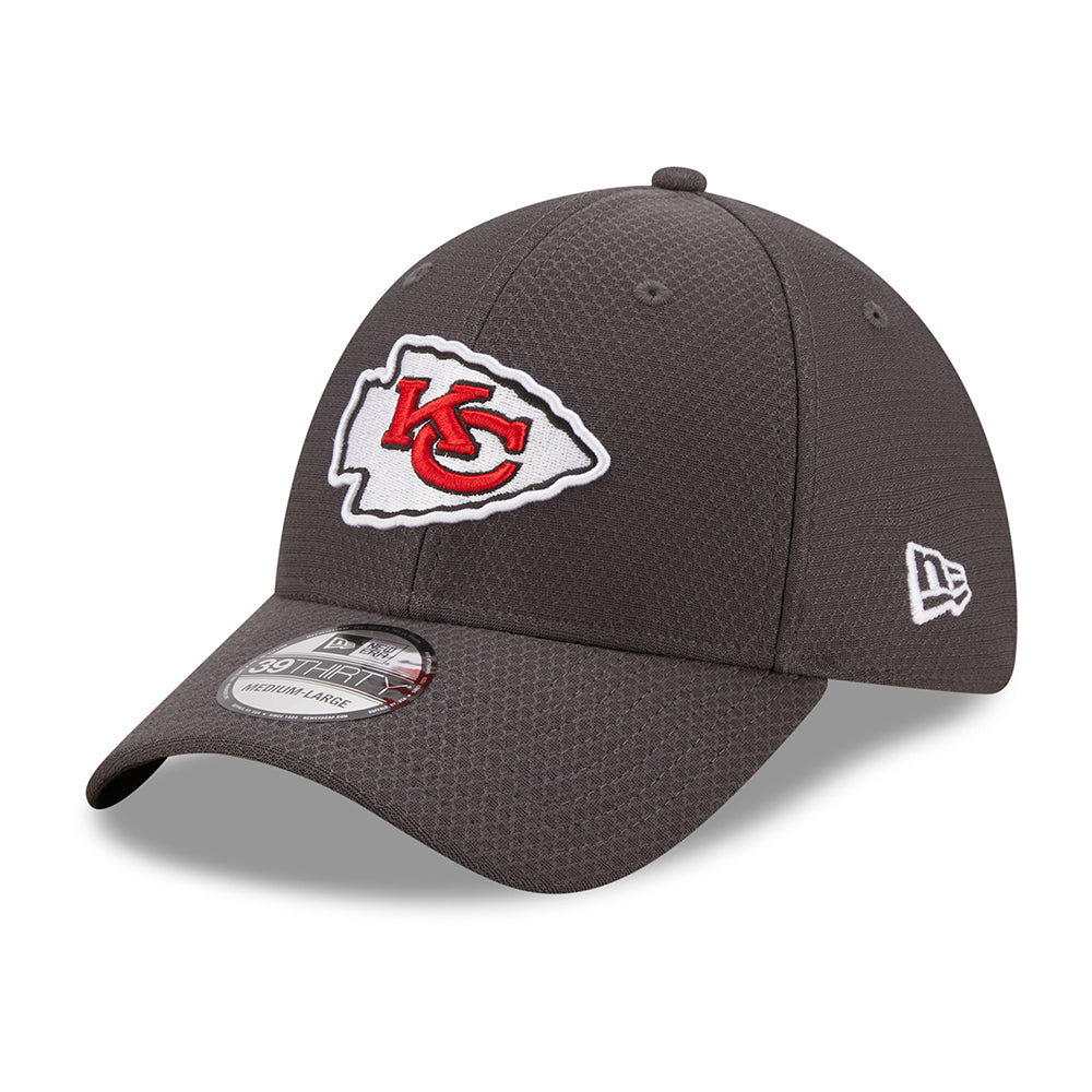 Casquette 39THIRTY NFL Hex Tech Kansas City Chiefs gris NEW ERA