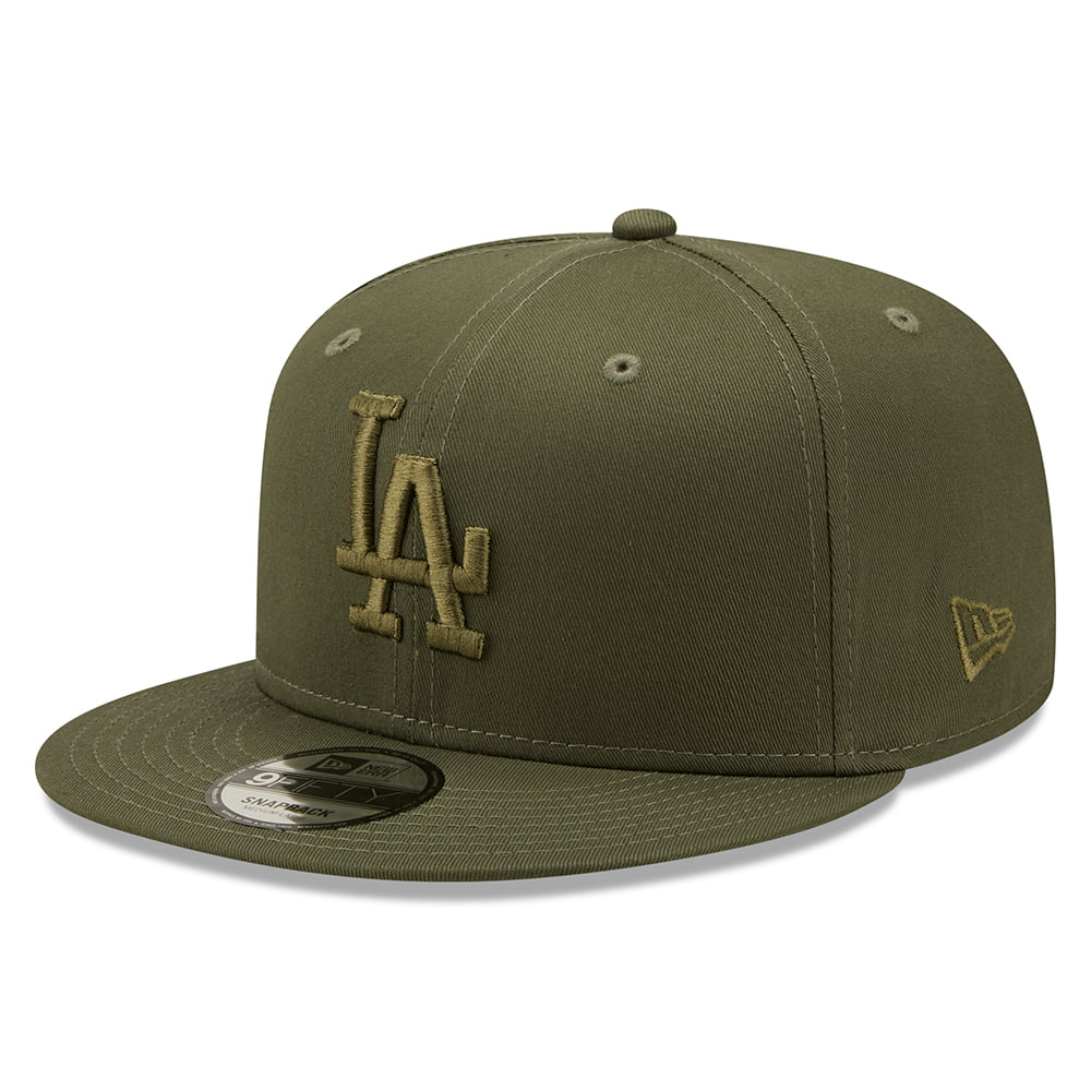 Casquette 9FIFTY MLB League Essential L.A. Dodgers olive NEW ERA