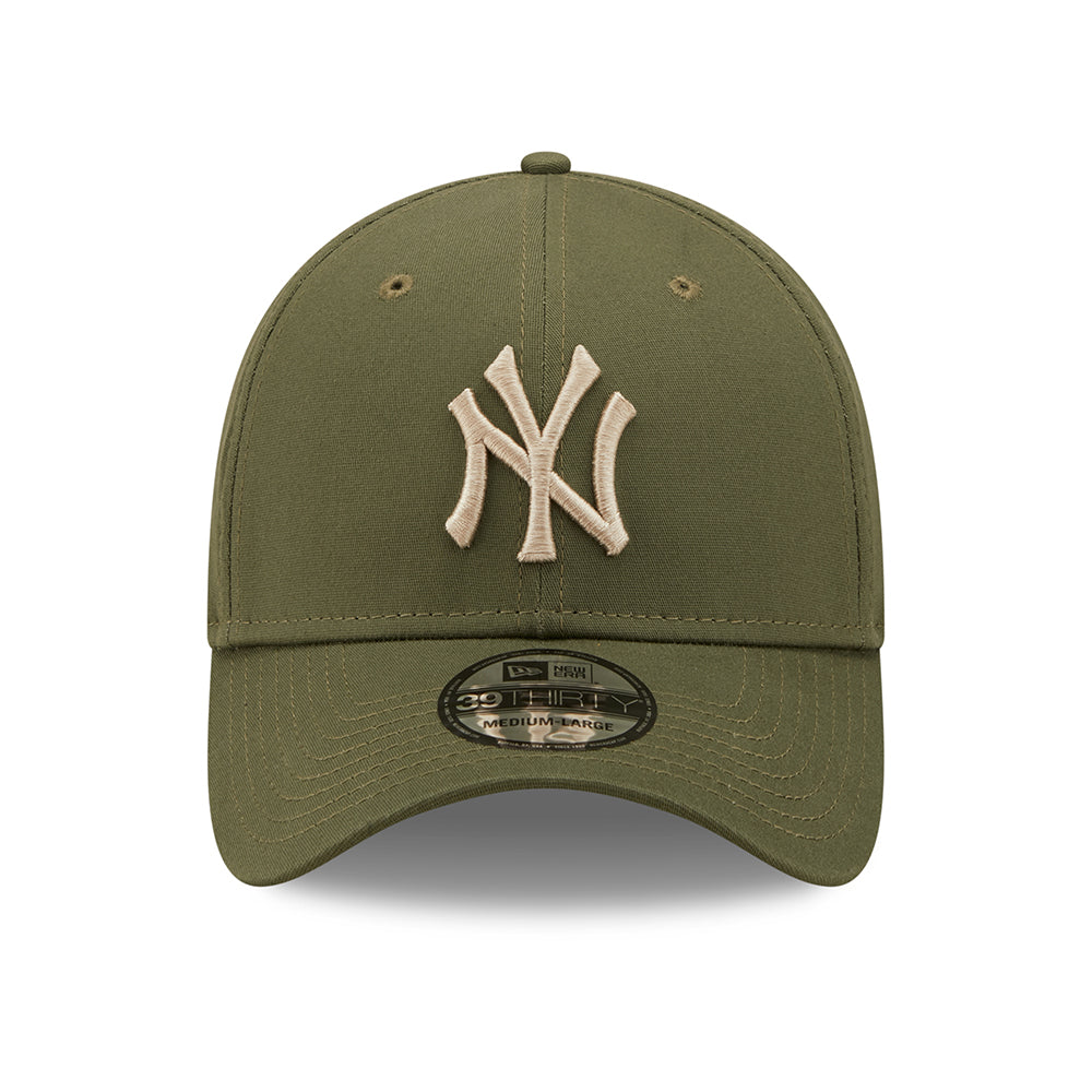 Casquette 39THIRTY MLB League Essential New York Yankees olive-pierre NEW ERA