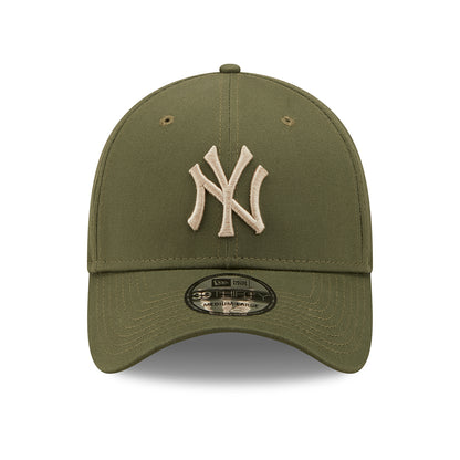 Casquette 39THIRTY MLB League Essential New York Yankees olive-pierre NEW ERA