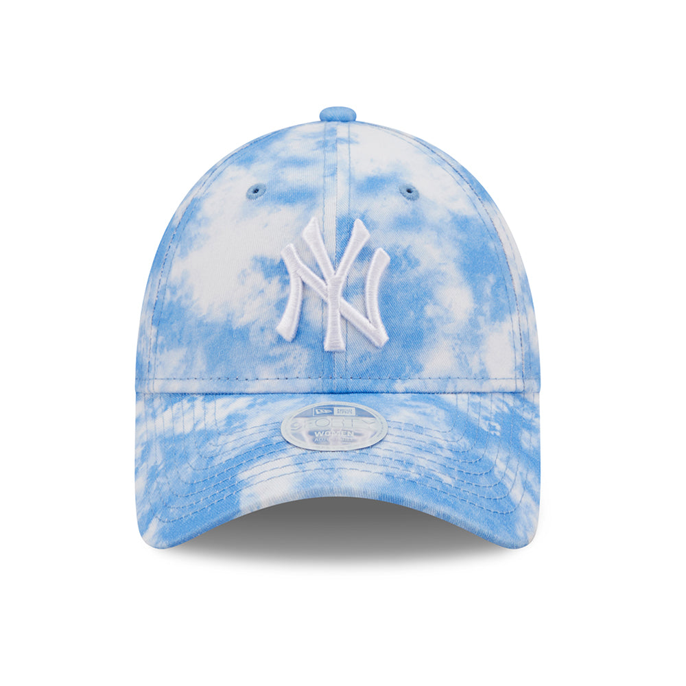 Casquette Femme 9FORTY MLB Tie Dye New York Yankees bleu clair-blanc NEW ERA