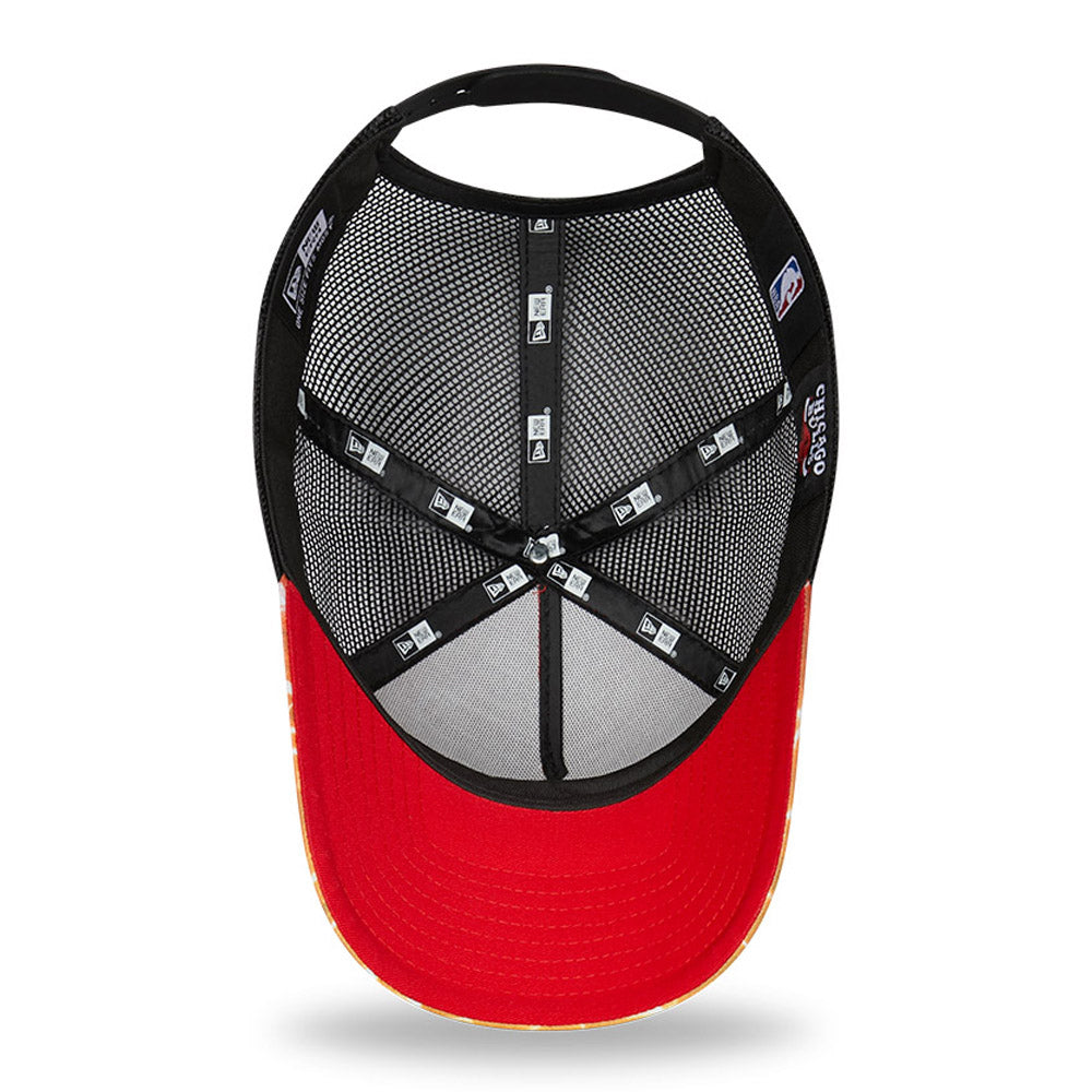 Casquette Trucker 9FORTY NBA Summer City A-Frame Chicago Bulls rouge-noir NEW ERA