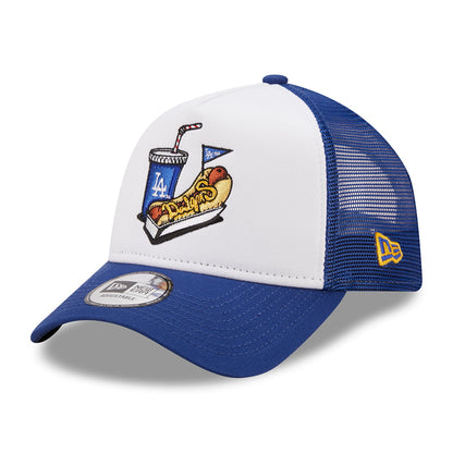 Casquette Trucker MLB Stadium Food A-Frame L.A. Dodgers bleu roi-blanc NEW ERA