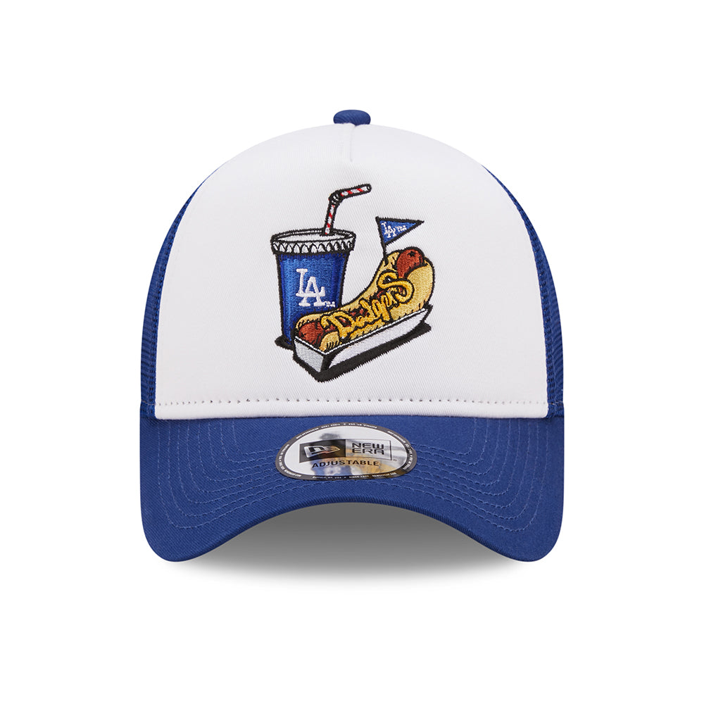 Casquette Trucker MLB Stadium Food A-Frame L.A. Dodgers bleu roi-blanc NEW ERA